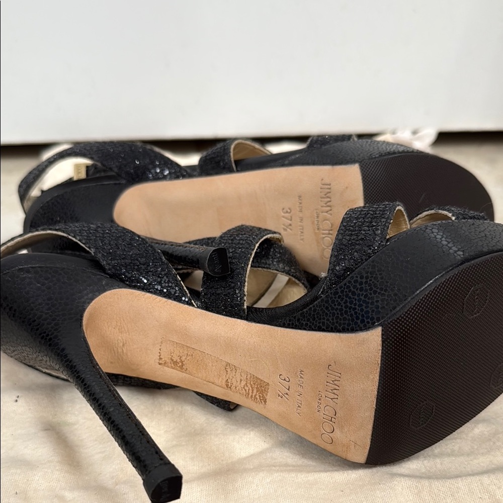 Jimmy Choo Black Heels Classic Design - Picture 6 of 6